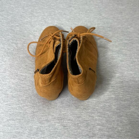 Route 66 Women’s Suede Wedge Booties Ankle Boots - Picture 4 of 10